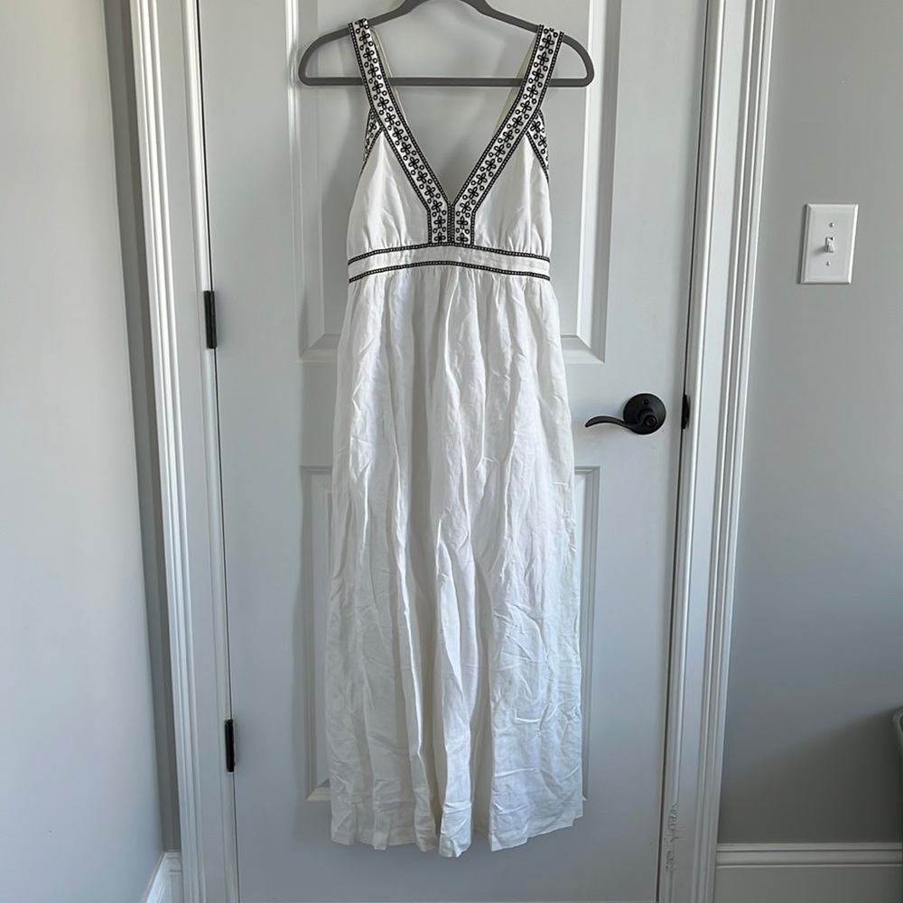 J. Crew linen dress, size large.